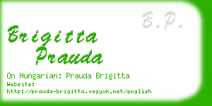 brigitta prauda business card